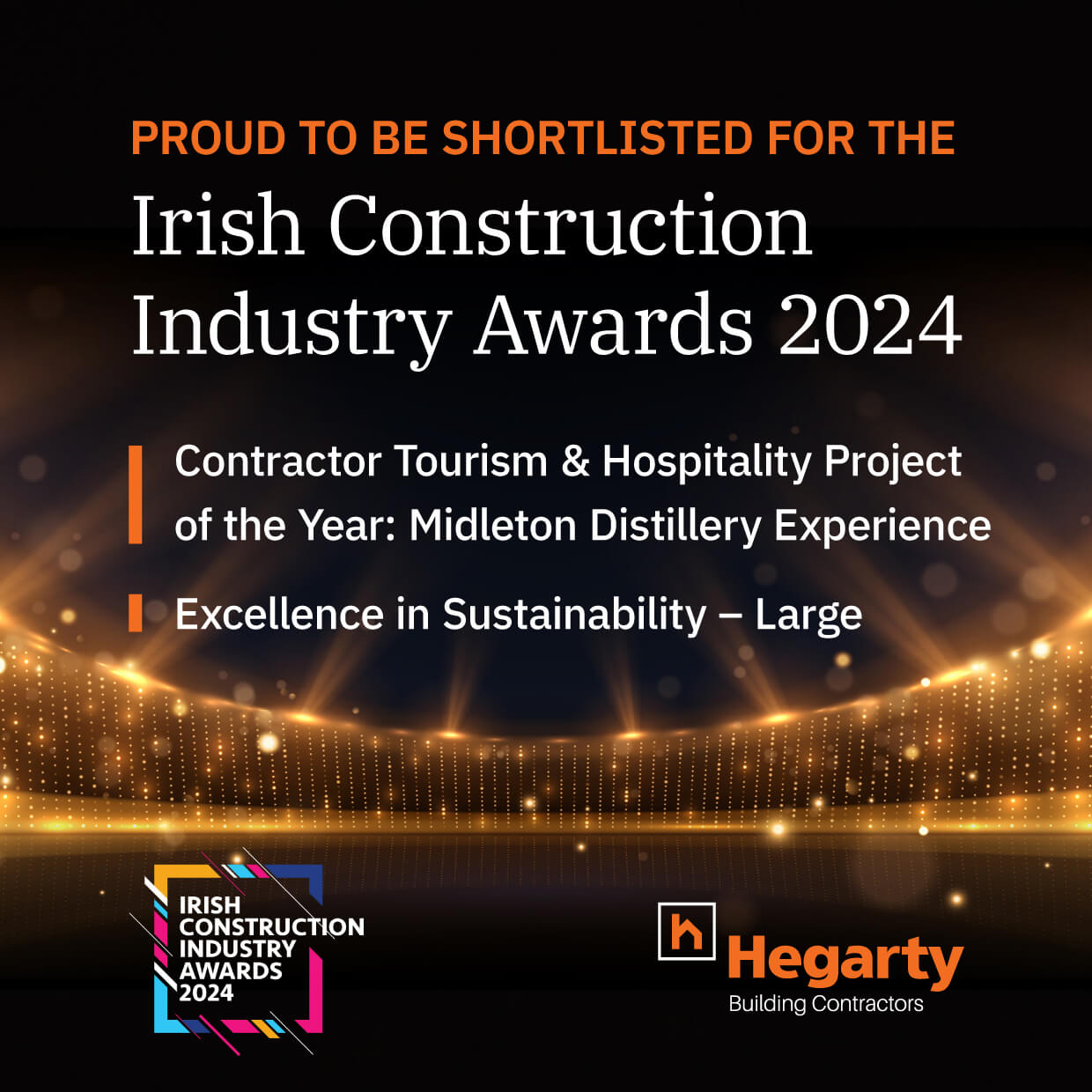 Shortlisted for the Irish Construction Industry Awards 2024